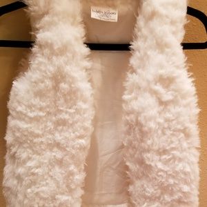 Faux fur vest